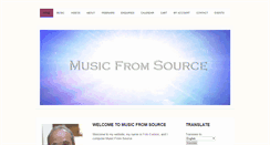 Desktop Screenshot of musicfromsource.net